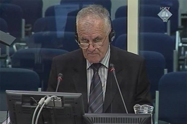 Josip Praljak, svjedok na suđenju šestorici bivših lidera bosanskih Hrvata