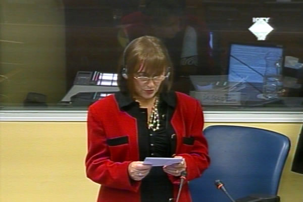 Katica Paulić, svjedok na suđenju Vojislavu Šešelju