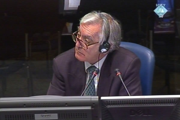 Kosta Novaković, svjedok odbrane Vlastimira Đorđevića