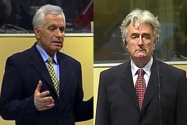 Momčilo Krajišnik i Radovan Karadžić