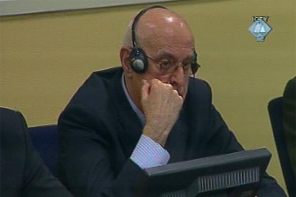 Ljubiša Beara u sudnici Tribunala