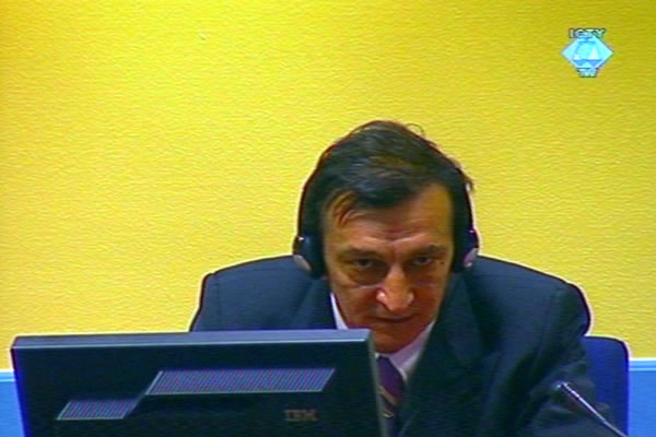 Ljubiša Petković u sudnici Tribunala