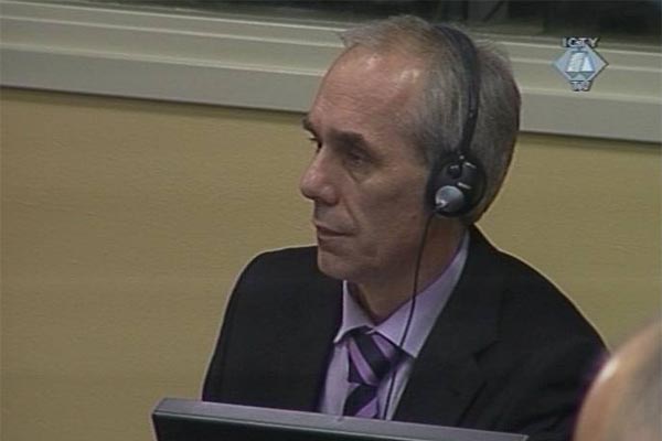 Ljubomir Borovčanin u sudnici Tribunala