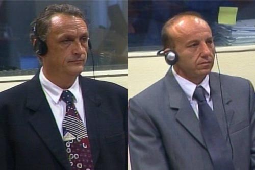 Ivica Marijačić i Markica Rebić u sudnici Tribunala