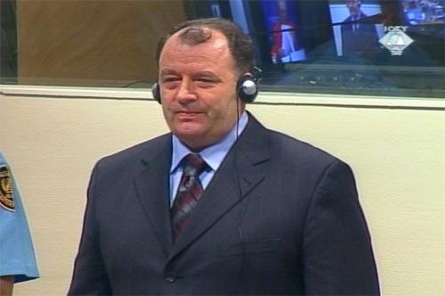 Mićo Stanišić u sudnici Tribunala