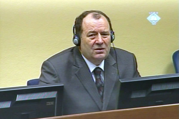 Mićo Stanišić u sudnici Tribunala