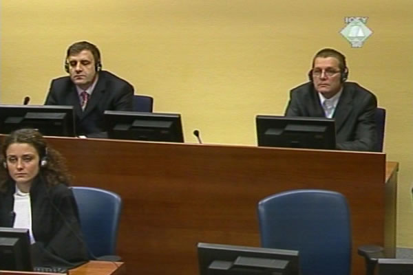 Milan i Sredoje Lukić u sudnici Tribunala
