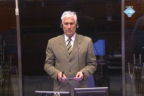 Mile Mrkšić, svjedok odbrane Ante Gotovine