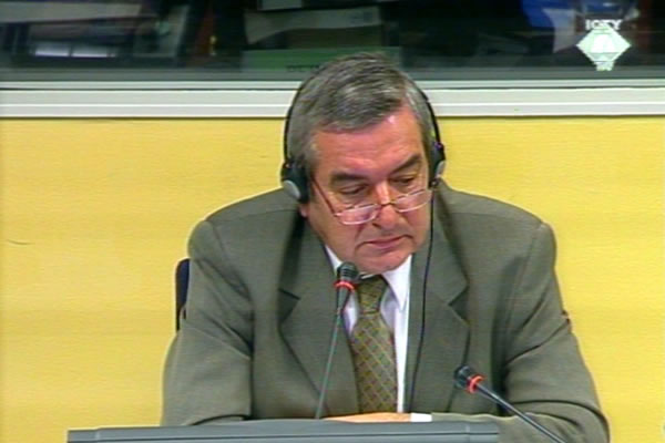 Miloš Pantelić, svjedok odbrane Vlastimira Đorđevića