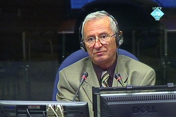 Miodrag Starčević, svjedok na suđenju Momčilu Perišiću