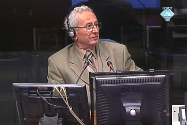 Miodrag Starčević, svjedok na suđenju Momčilu Perišiću