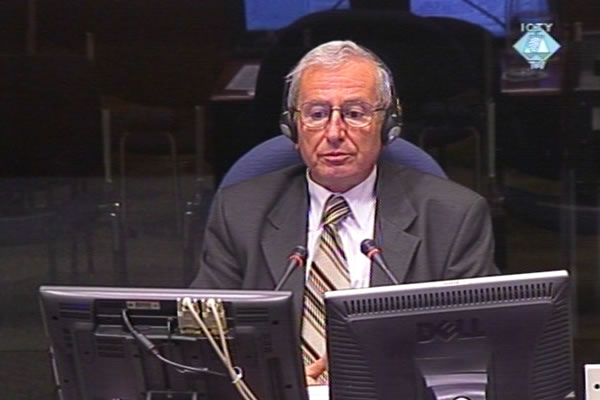 Miodrag Starčević, svjedok na suđenju Momčilu Perišiću