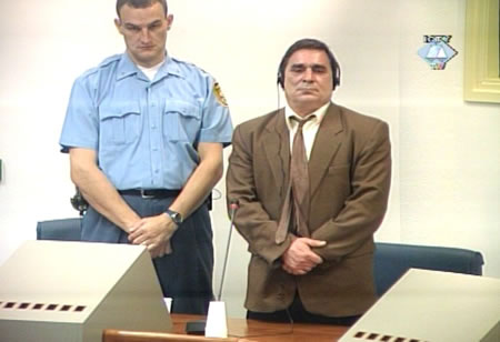 Mitar Vasiljević u sudnici Tribunala