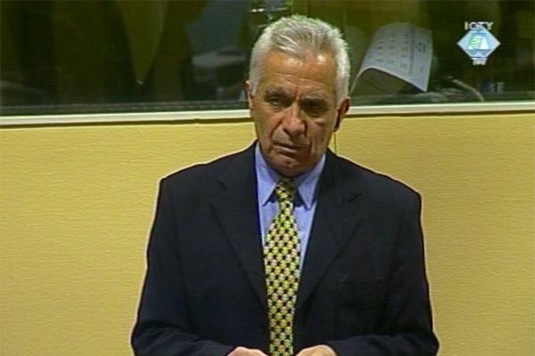 Momčilo Krajišnik u sudnici Tribunala
