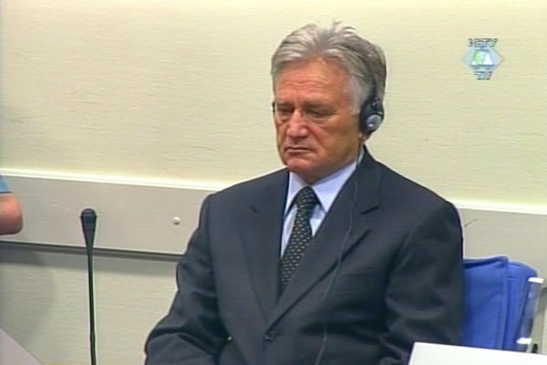 Momčilo Perišić u sudnici Tribunala