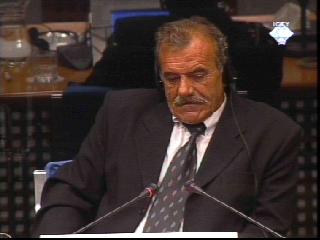 Muharem Ibraj, svjedok odbrane Miloševića