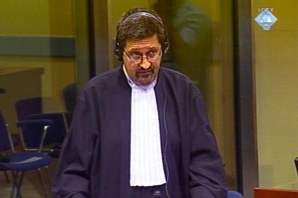 Novak Lukić, branilac Momčila Perišića