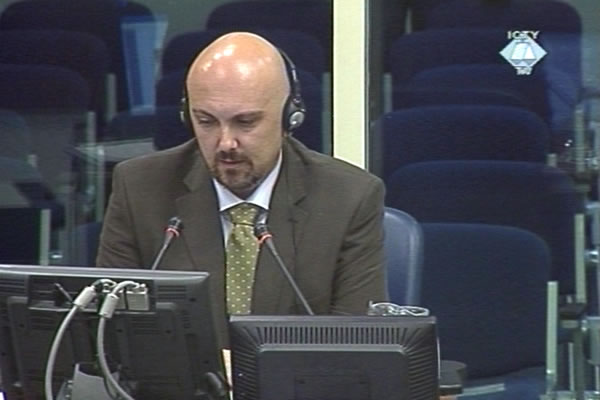 Oliver Stojković, svjedok odbrane Vujadina Popovića