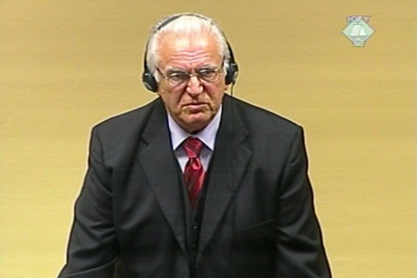 Pavle Strugar u sudnici Tribunala