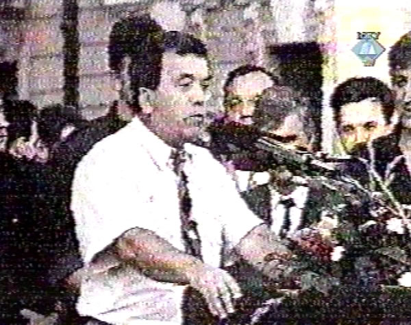 Radoslav Brđanin na mitingu