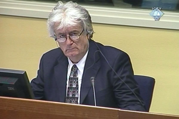 Radovan Karadžić u sudnici Tribunala
