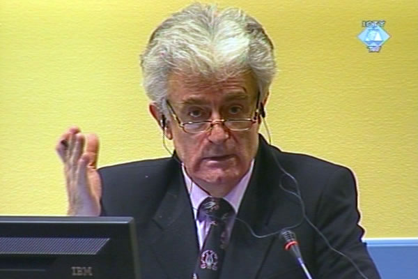 Radovan Karadžić u sudnici Tribunala