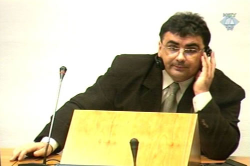 Radovan Stanković - Rašo u sudnici Tribunala