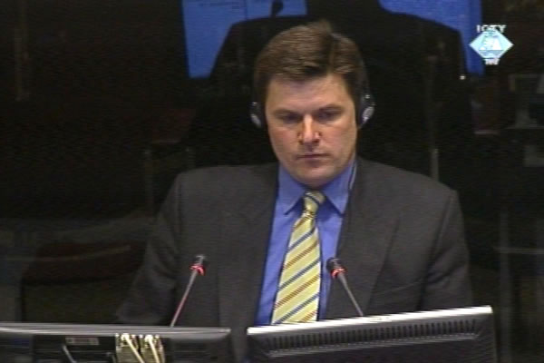 Ronald Dangerfield, svjedok na suđenju Gotovini, Čermaku i Markaču