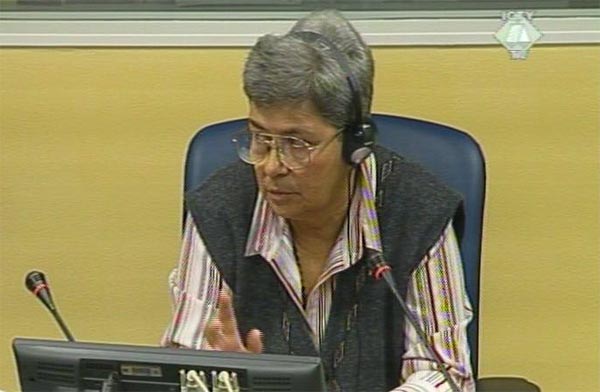 Slavica Livnjak, svjedok na suđenju Dragomiru Miloševiću