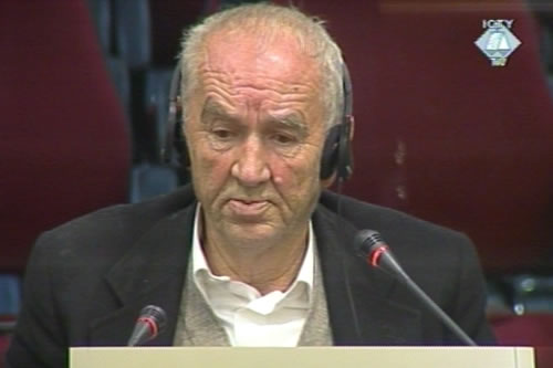 Slavoljub Žikić, svjedok na sudjenju Oriću