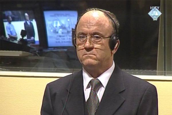 Stanislav Galić u trenutku izricanja presude