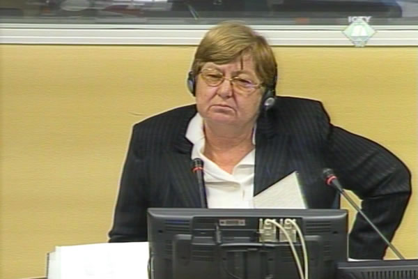 Vesna Bosanac, svjedok na suđenju Vojislavu Šešelju
