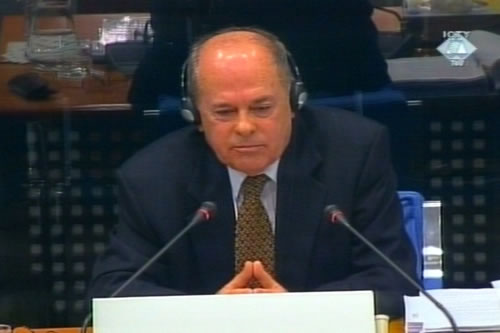 Vladislav Jovanović, svjedok odbrane Miloševića