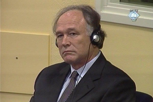 Vlastimir Đorđević u sudnici Tribunala