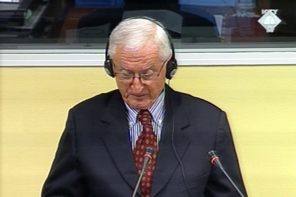 Živadin Jovanović, svjedok odbrane Vlastimira Đorđevića