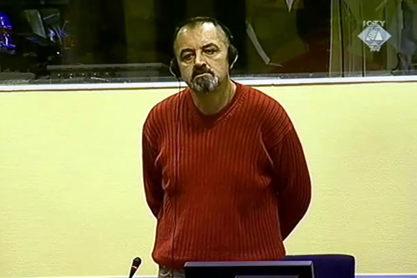 Zuhdija Tabaković u sudnici Tribunala